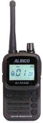 Alinco DJ-FX446   UHF PMR446 