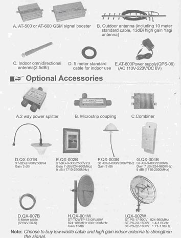 Standard Accessories Anytones