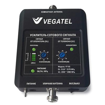 VEGATEL VT-3G (LED)  KIT усилитель сотовый