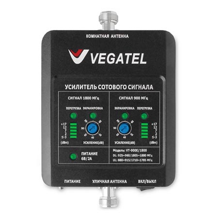 VEGATEL VT-900E/1800 (дом, LED) ретранслятор