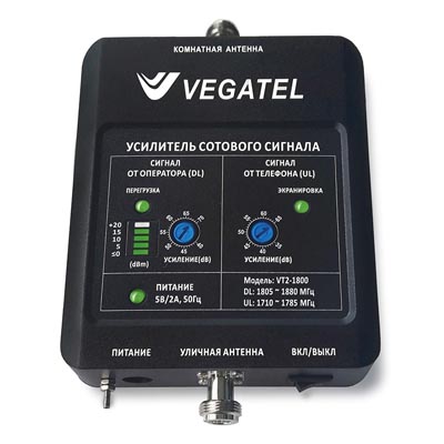 VEGATEL VT2-1800 (LED)  KIT сотовый усилитель