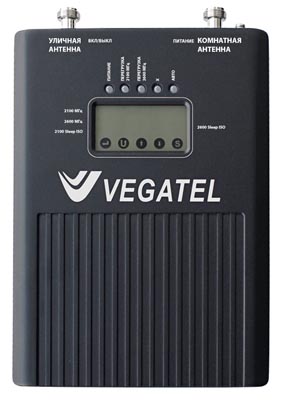 VEGATEL VT2-3G/4G (LED)  KIT репитер сотовой связи