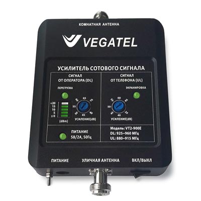 VEGATEL VT2-900E (LED)  KIT усилитель сотового сигнала